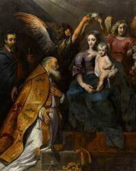 Saint Eloi au pied de la Vierge (Gérard Seghers) - Muzeo.com