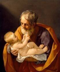 Saint Joseph et l'Enfant Jésus (Guido Reni) - Muzeo.com