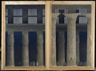 Salle hypostyle du Temple de Karnak (Egypte) (Victor Ruprich-Robert) - Muzeo.com