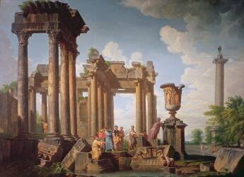 Scène classique (Giovanni Paolo Pannini) - Muzeo.com
