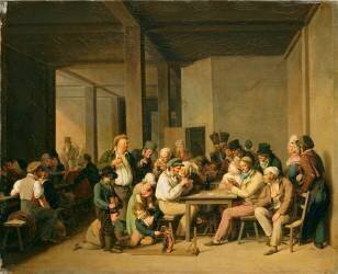 Scène de Cabaret (Louis-Léopold Boilly) - Muzeo.com
