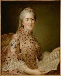 Sophie-Philippine-Elisabeth de France (1734-1782), dite Madame Sophie, fille de Louis XV (François-Hubert Drouais) - Muzeo.com