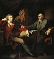 The artist in conversation with Johann Jakob Bodmer (Johann Heinrich Füssli) - Muzeo.com