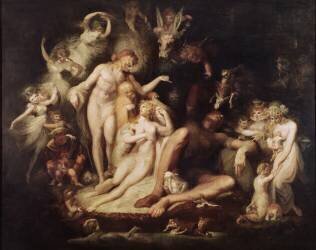 The Awakening of Titania (Johann Heinrich Füssli) - Muzeo.com