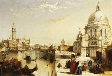 The Grand Canal with Santa Maria della Salute (Edward Pritchett) - Muzeo.com