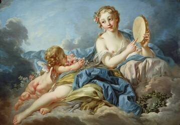 The Muse Terpsichore (François Boucher) - Muzeo.com