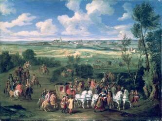 Le cortège royal (Adam Frans van der Meulen) - Muzeo.com