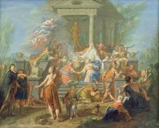 The Sacrifice of Iphigenia (Jacques Ignatius de Roore) - Muzeo.com