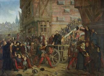 Torture d'Etienne Dolet (Leon Charles Adrien Bailly) - Muzeo.com