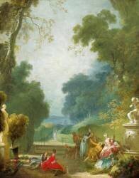 Un jeu de coques chaudes (Jean-Honoré Fragonard) - Muzeo.com