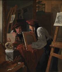 Un jeune artiste (Wilhelm Ferdinand Bendz) - Muzeo.com