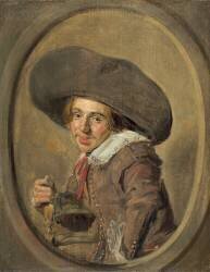 Un jeune homme avec un grand chapeau (Frans Hals) - Muzeo.com