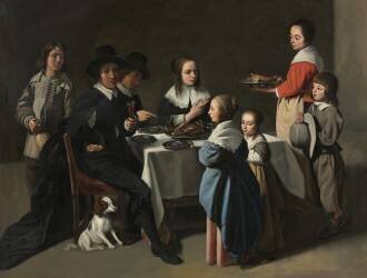Un repas de famille (Frères Le Nain) - Muzeo.com