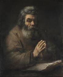 Un vieil homme en prière (Rembrandt) - Muzeo.com
