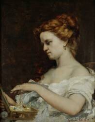 Une femme avec des bijoux (Gustave Courbet) - Muzeo.com