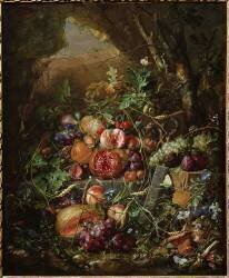Une nature morte avec des fruits (Jan Davidz de Heem) - Muzeo.com