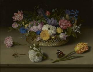 Une nature morte de fleurs (Ambrosius Bosschaert) - Muzeo.com