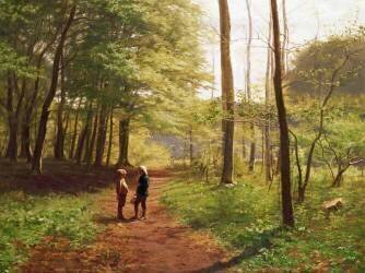 Une promenade dans la forêt (Niels Christian Hansen) - Muzeo.com
