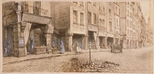 Une rue (Adolphe Martial Potémont) - Muzeo.com