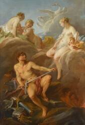 Vénus demandant à Vulcain des armes pour Enée (François Boucher) - Muzeo.com