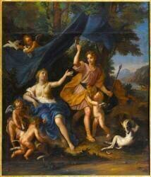 Vénus et Adonis (Louis Boullogne le Jeune) - Muzeo.com
