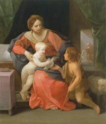 Vierge à l'Enfant avec Saint Jean Baptiste (Guido Reni) - Muzeo.com