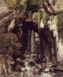 Vue de la Caverne des géants près de Saillon (Gustave Courbet) - Muzeo.com