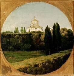Vue de la Villa Médicis, Rome (Jean-Auguste-Dominique Ingres) - Muzeo.com