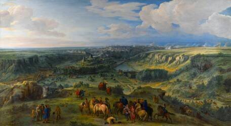 Vue de la Ville de Luxembourg du côté des bains de Mansfeld (prise le 3 juin 1684) (Adam Frans van der Meulen) - Muzeo.com