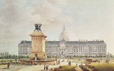 Vue de l'hôtel des Invalides (Victor-Jean Nicolle) - Muzeo.com