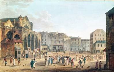 Vue de Saint-Germain-l'Auxerrois (Thomas-Charles Naudet) - Muzeo.com