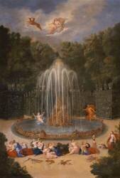 Vue du Bosquet de l'Etoile ou de La Montagne d'eau, avec Alphée poursuivant Aréthuse (Jean Cotelle le Jeune) - Muzeo.com