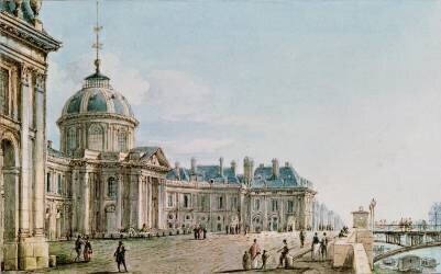 Vue du Collège des Quatre Nations (Victor-Jean Nicolle) - Muzeo.com