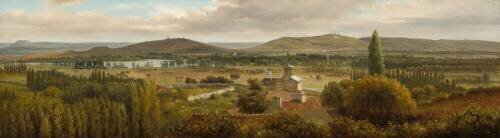 Vue panoramique de l'Île-de-France (Théodore Rousseau) - Muzeo.com