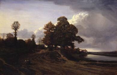 Vue sur le lac de Ville-d'Avery (Louis Cabat) - Muzeo.com