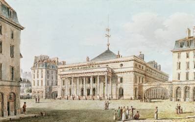 Vue sur le théâtre de l'Odéon (Victor-Jean Nicolle) - Muzeo.com