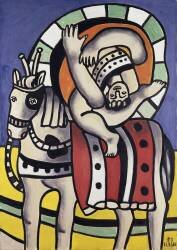 Acrobate sur son cheval (Fernand Léger) - Muzeo.com