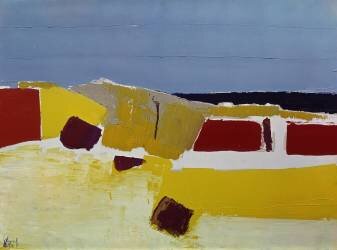 Agrigente, 1953 (Nicolas de Staël) - Muzeo.com