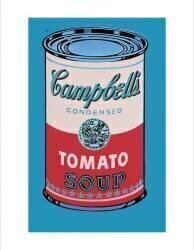 Boîte de soupe Campbell, 1965 (rose et rouge) (Andy Warhol) - Muzeo.com