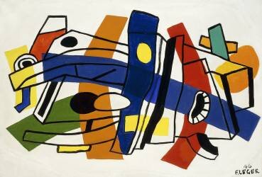 Composition pour fresque (Fernand Léger) - Muzeo.com