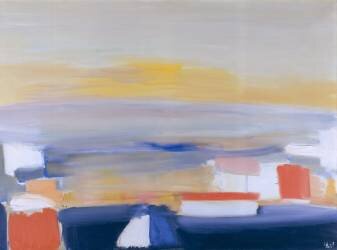 Coucher de soleil (Nicolas de Staël) - Muzeo.com