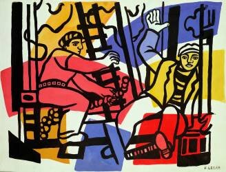 Etude pour les constructeurs (Fernand Léger) - Muzeo.com