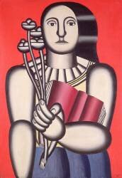 Femme avec un livre (Fernand Léger) - Muzeo.com