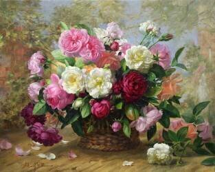 La beauté du ciel dans une rose d'été (Albert Williams) - Muzeo.com