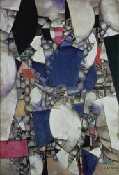 La femme en bleu (Fernand Léger) - Muzeo.com
