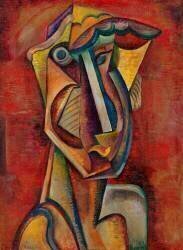 La Poétesse (Vladimir Baranov-Rossiné) - Muzeo.com