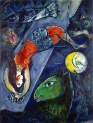 Le cirque bleu, 1950 (Marc Chagall) - Muzeo.com