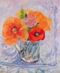 Le coquelicot rouge (Ann Patrick) - Muzeo.com