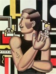 Le mécanicien (Fernand Léger) - Muzeo.com