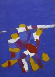 Les Footballeurs, 1952 (Nicolas de Staël) - Muzeo.com